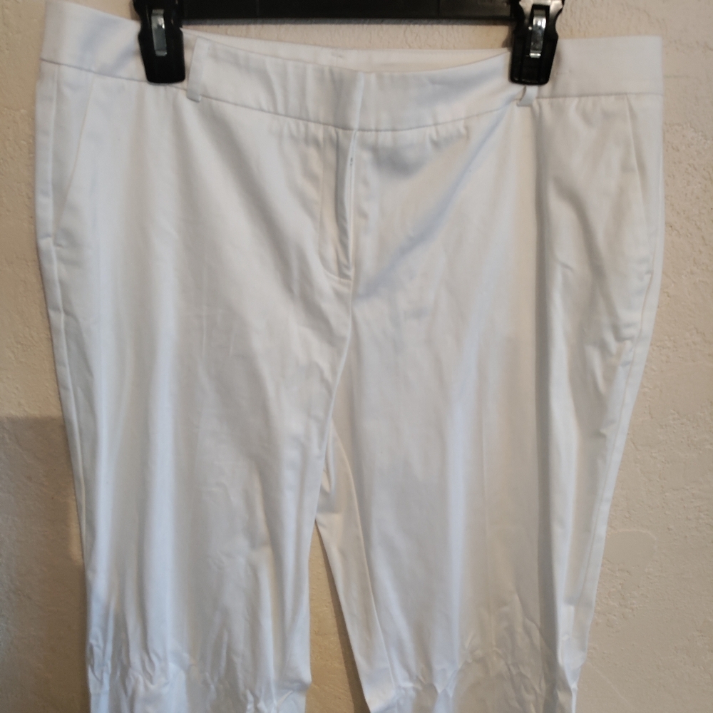 NWT New York & Company Stretch-Size 12 Average- women's white dress pants